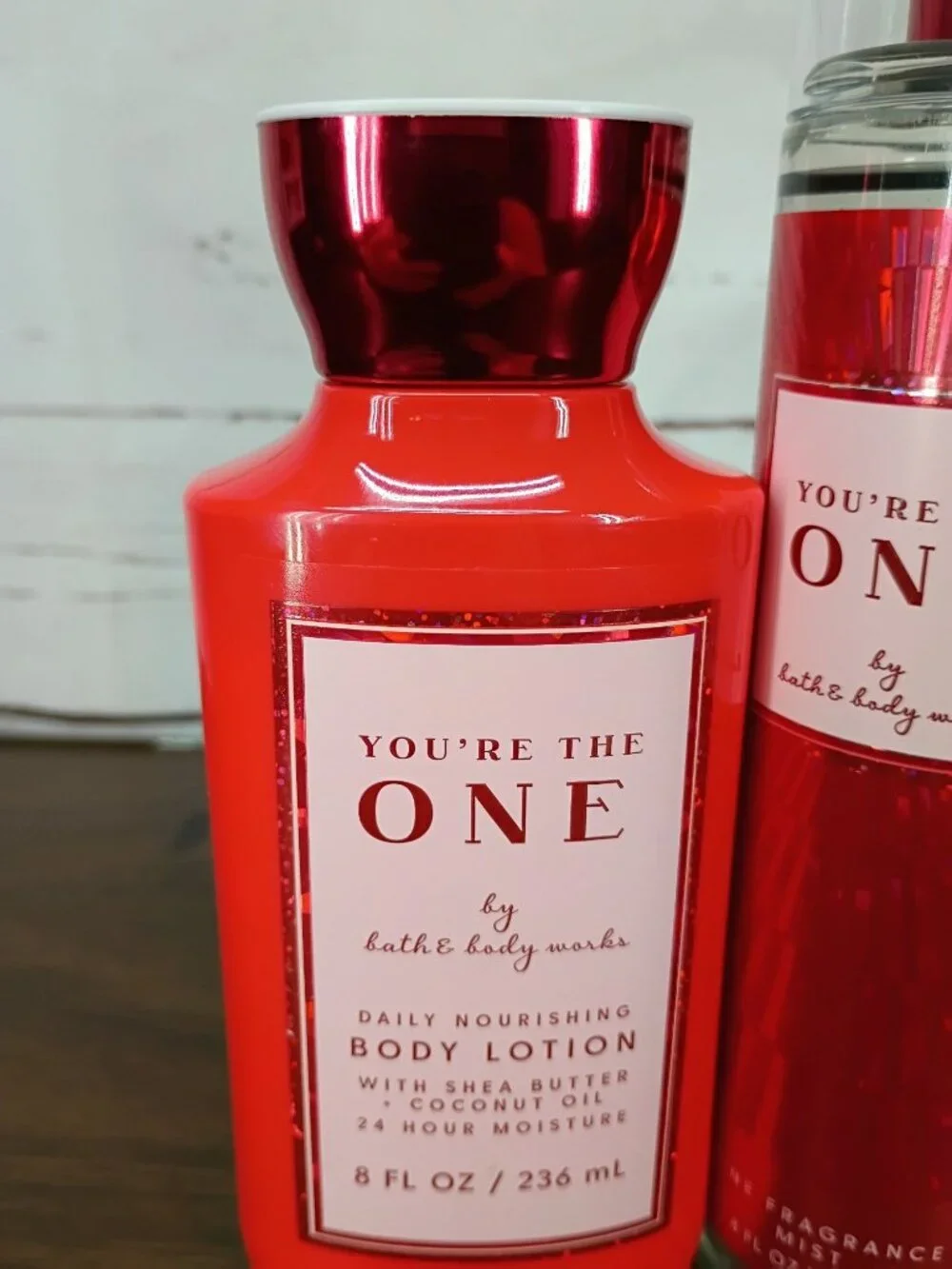 Youre The One Gift Set: Body Lotion (8 Oz) & Fine Fragrance Mist (8 Oz) By Bath